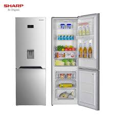 REFRIGERATEUR SHARP COMBINE NO FROST/INOX/3T/FONTAINE