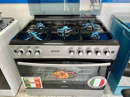 CUISINIERE ASTECH CK92ACFRM 5FEUX FULL OPTION MINUTERIE